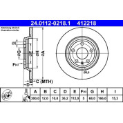 Bremsscheibe | 24.0112-0218.1