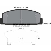 Bremsbelagsatz Mazda T. 626/6 | 2404501