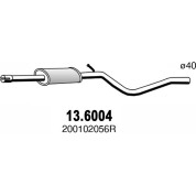 Mittelschalldämpfer | DACIA Logan 1.4 1.6 SW 07 | 13.6004