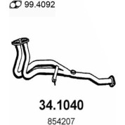 Abgasrohr | OPEL Astra,Calibra,Vectra 88 | 34.1040