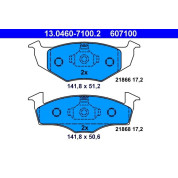 Bremsbelagsatz Vw P. Fox/Lupo/Polo 94 | 13.0460-7100.2