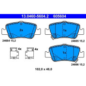 Bremsbelagsatz Toyota T. Auris/Corolla 07 | 13.0460-5604.2