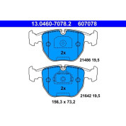 Bremsbelagsatz Bmw P. E39 11/95 | 13.0460-7078.2