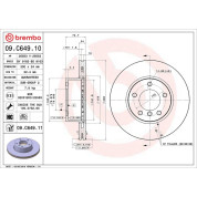 11 481 057 Bremsscheibe VA | BMW E81,E87,E90,Z4 05 | 09.C649.11