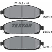 Bremsbelagsatz Jeep P. Grand Cherokee 05-/Commander | 2425001