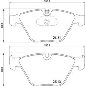 BREMBO Bremsklötze VA | BMW 3 E90 05 | P 06 081