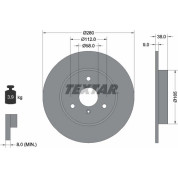 Bremsscheibe Smart P. Fortwo | 92097603