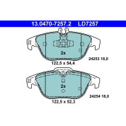 Bremsbelagsatz Db T. W204/S204/X204/A207/C207 07- Keramik | 13.0470-7257.2