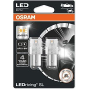 P21/5W Osram | LED Amber 12V | LEDriving | 7528DYP-02B