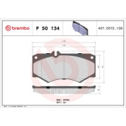 BREMBO Bremsklötze VA | MERCEDES G-Klasse 79 | P 50 134