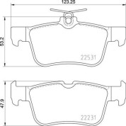 BREMBO Bremsklötze HA | FORD Galaxy, Kuga, Mondeo, S-Max 12 | P 24 175