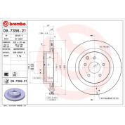 85 482 033 Bremsscheibe HA | NISSAN 350Z 03 | 09.7356.21