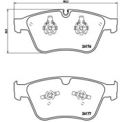 BREMBO Bremsklötze VA | MERCEDES W164/W251 63 AMG 06 | P 50 105