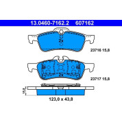 Bremsbelagsatz Mini T. Cooper/One 01-07 | 13.0460-7162.2