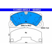 Bremsbelagsatz Vw P. Touareg 02-/Panamera/Cayenne 09 | 13.0460-4852.2