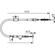 Handbremsseil | FORD Maverick,NISSAN Terrano | 1987477757