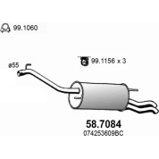 Endschalldämpfer | VW T4 90 | 58.7084