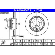 Bremsscheibe | 24.0110-0347.1