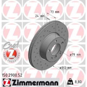 Bremsscheibe VA Sport | BMW 1,2,3,4,X1 04 | 150.2900.52