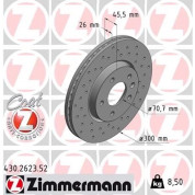 97 481 001 Sport Bremsscheibe VA Sport | CHEVROLET Cruze,OPEL Astra 09 | 430.2623.52