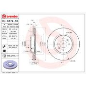 94 481 031 Bremsscheibe VA | KIA RIO 11 | 09.C174.11