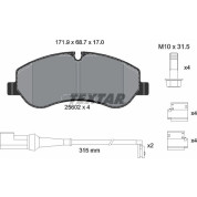 Bremsbelagsatz Ford P. Transit Custom 12-/Transit 14 | 2560201