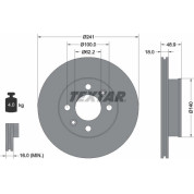 Bremsscheibe Hyundai P. I10 1.0-1.2 08 | 92147103