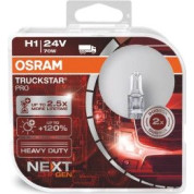 H1 Osram | 24V 70W P14.5s | Truckstar Pro, DUOBOX | 64155TSP-HCB