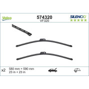 VM320 VALEO Silencio X.TRM Wischer | Audi A8 (12/02>03/10) | 574320