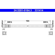 Bremsschlauch | 24.5201-0164.3