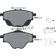 Bremsbelagsatz Citroen T. C4 Picasso 13- Für 290Mm Scheiben | 2582701