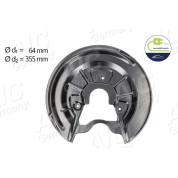 BREMSANKERBLECH H L VERZINKT D=282MM | AUD A3 03-12/VW GOLF V/PLUS/TOURAN/GP2/JETTA 10,03 | 9545875