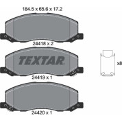 Bremsbelagsatz Opel P. Insignia 08- 2,8 V6 4X4 | 2441801