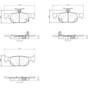 BREMBO Bremsklötze HA | MAZDA 3, CX-30, MX-30 18 | P 49 064