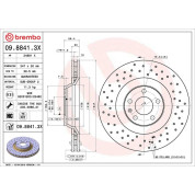 12 481 073 Bremsscheibe VA Xtra | AUDI A6 04-11 | 09.8841.3X