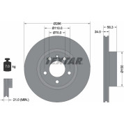 Bremsscheibe Opel P. Omega | 92066903