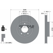 Bremsscheibe Mazda S. 6 08 | 92180703