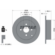 Bremsscheibe Toyota T. Corolla 02- Euro | 92126103