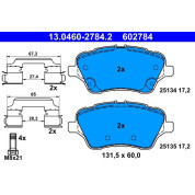 Bremsbelagsatz Ford P. B-Max/Transit 1.0/1.5-1.6 Tdci 12 | 13.0460-2784.2