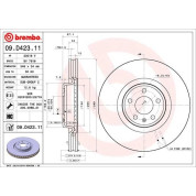 Bremsscheibe VA | AUDI VW | 09.D423.11