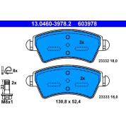 Bremsbelagsatz Citroen P. Xsara 1.4-2.0 16V 97-05 | 13.0460-3978.2