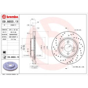 Bremsscheibe VA Xtra | MINI 01 | 09.8655.1X