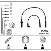 RC-CT601 NGK | Zündkabelsatz | CITROEN AX (ZA-_) 10,9.86-6.92 | 7371