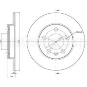 Bremsscheibe HA | AUDI A3,TT,VW Golf,SKODA 98 | 800-742C