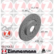 Bremsscheibe VA Sport | BMW 2,MINI 13 | 150.2926.52