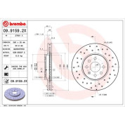 Bremsscheibe VA Xtra | OPEL Astra H 04 | 09.9159.2X