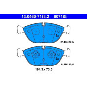 Bremsbelagsatz Db P. W202/W210/W211 97-08 | 13.0460-7183.2