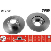 Bremsscheibe Bmw P. E39 96- Wen | DF2769