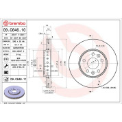 72 481 068 Bremsscheibe VA | OPEL Vivaro,RENAULT Trafic 14 | 09.C646.11