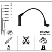 RC-KA1204 NGK | Zündkabelsatz | KIA PICANTO (BA) 1.0,9.05 | 6299